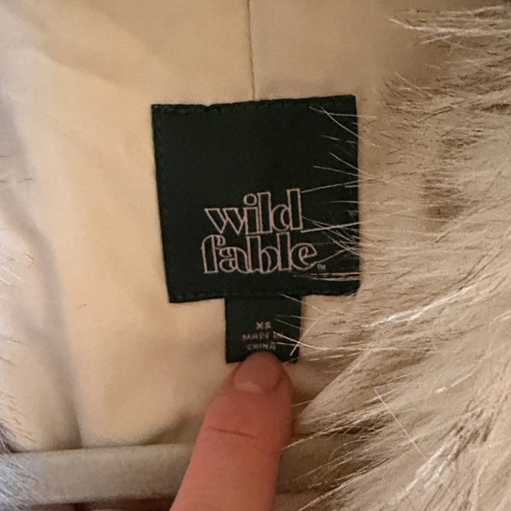 Cozy Faux Fur Jacket in Light Beige - Women’s Elegant Outerwear - Picture 8 of 11